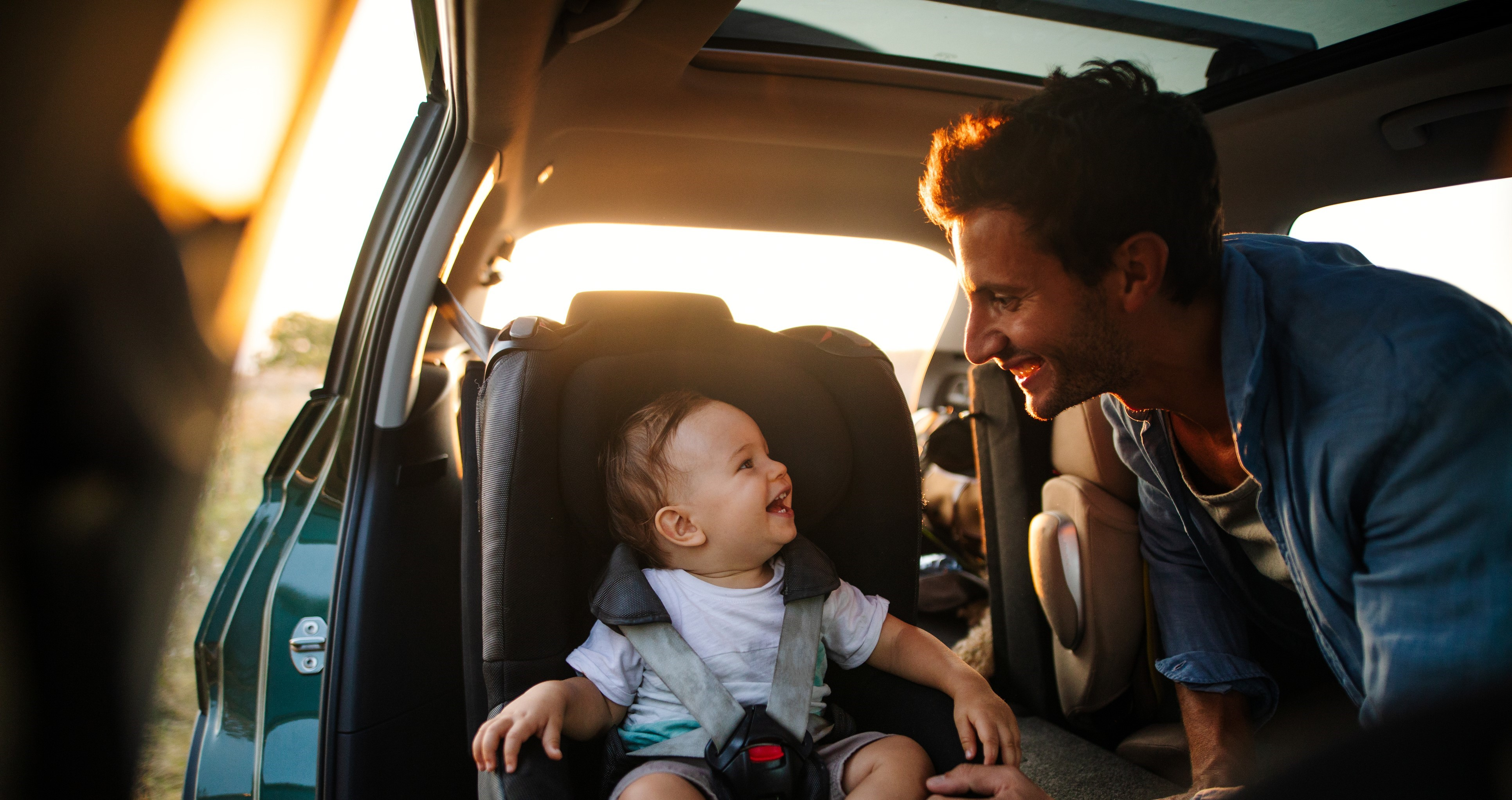 Auto babyfoon met monitor