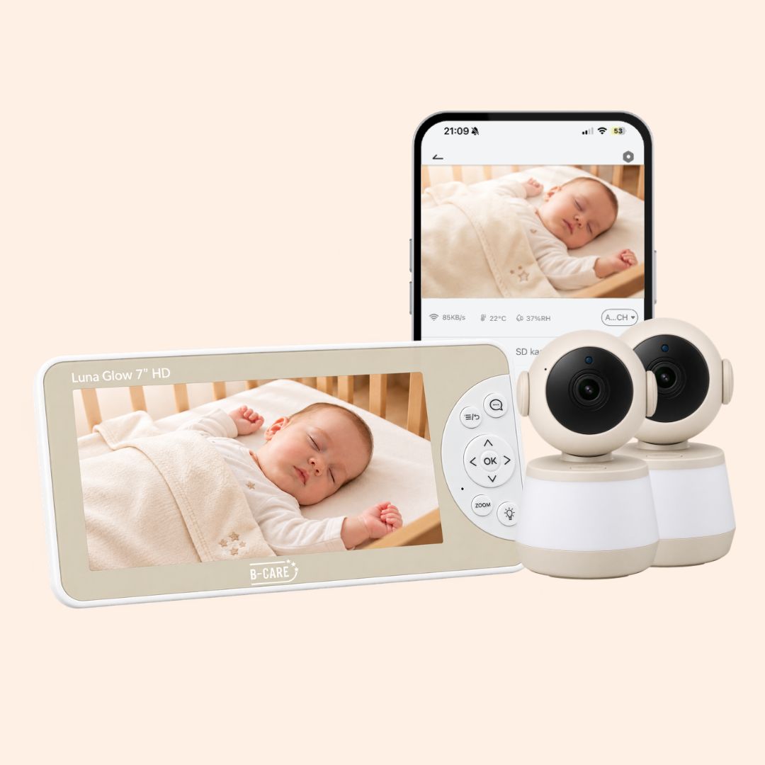 Luna Glow | Babyfoon 7 inch met wifi en app